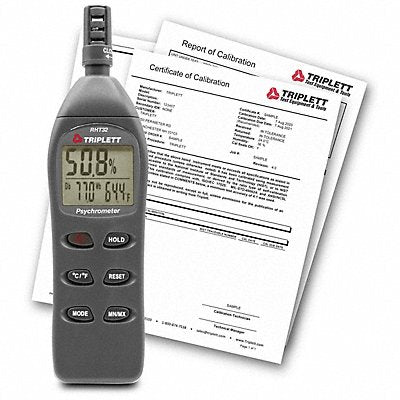 TRIPLETT RHT32NIST Handheld Humidity Meter 2 W 7 H 1 D