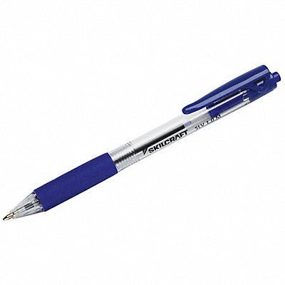 SKILCRAFT 7520020000000 Low Viscosity Pen Blue 1.0mm Tip PK12