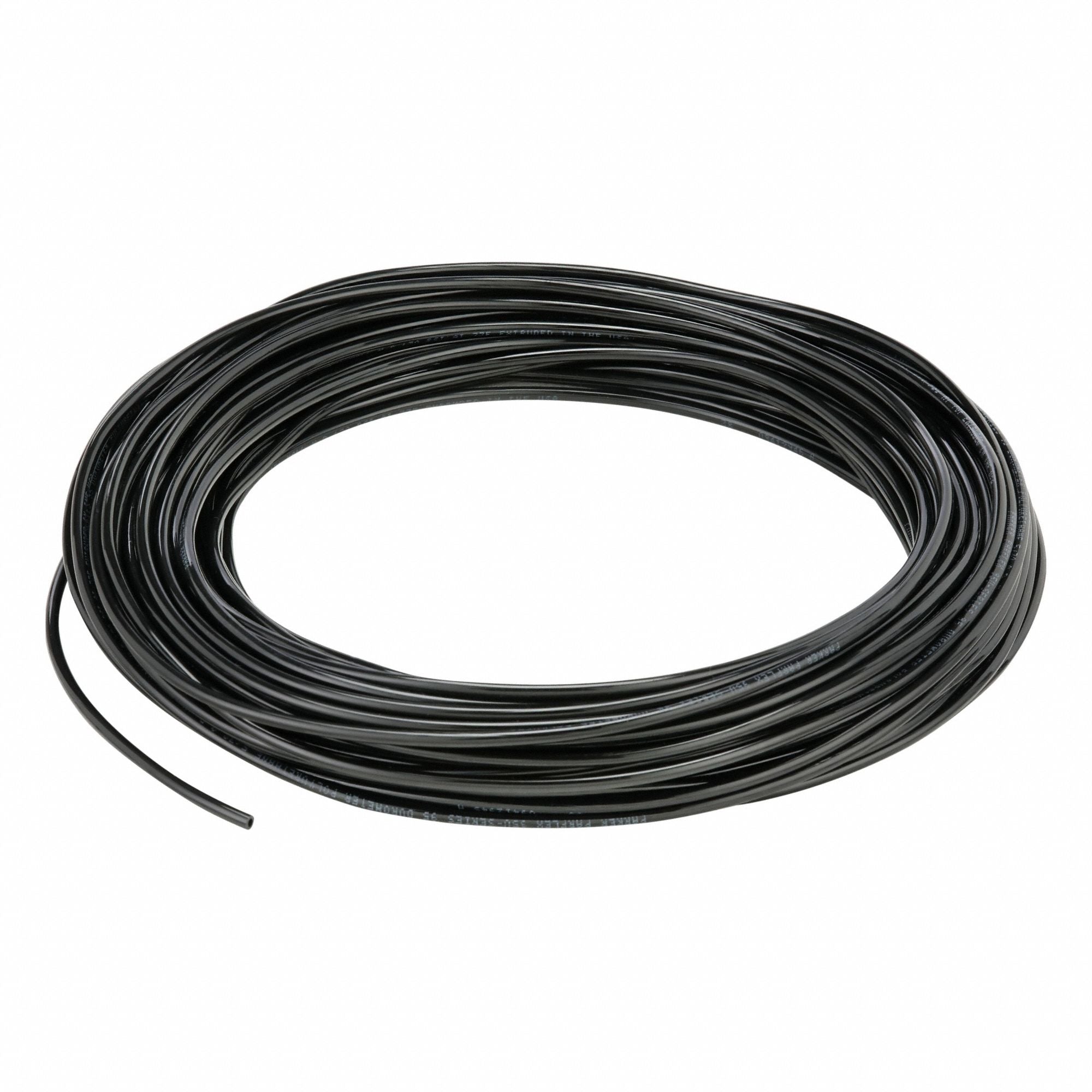PARKER 95U25031BLK0100 Tubing Black Overall 100 ft L