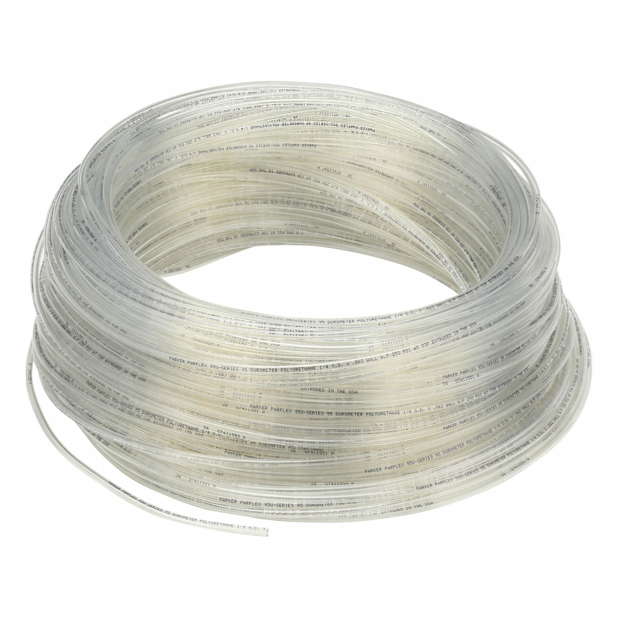 PARKER 95U40620500 Tubing Natural Overall 500 ft L
