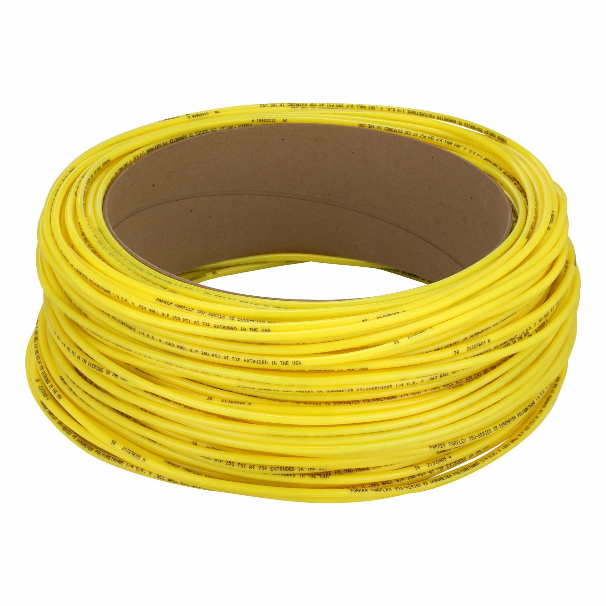 PARKER 95U4062YEL0500 Tubing Yellow Overall 500 ft L