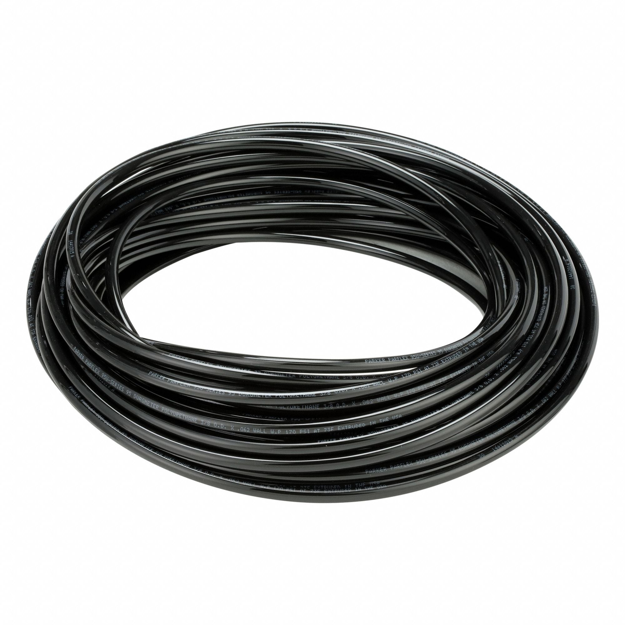 PARKER 95U6062BLK0100 Tubing Black Overall 100 ft L