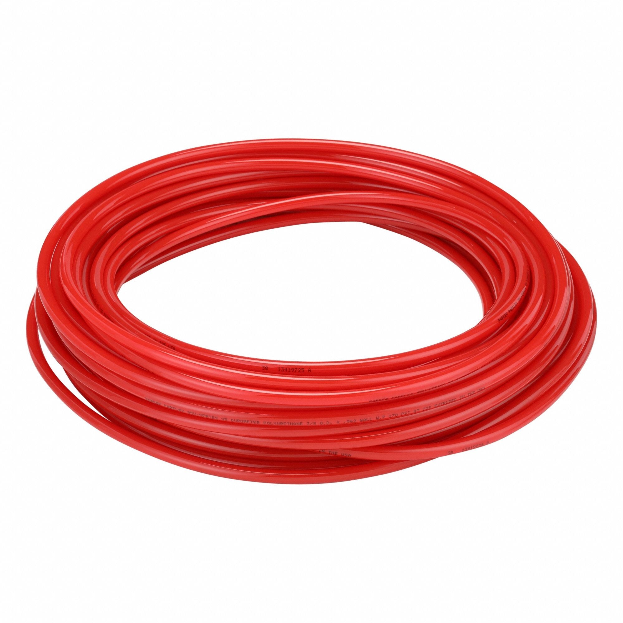PARKER 95U6062RED0100 Tubing Red Overall 100 ft L