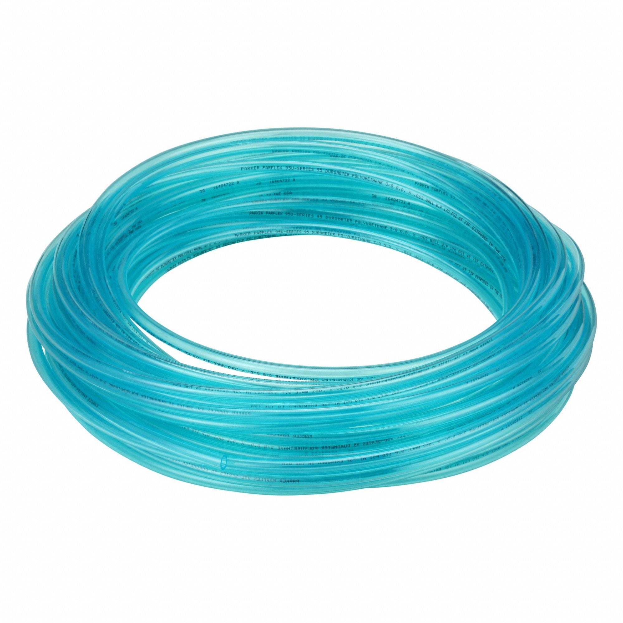 PARKER 95U6062TBL0100 Tubing Blue Overall 100 ft L