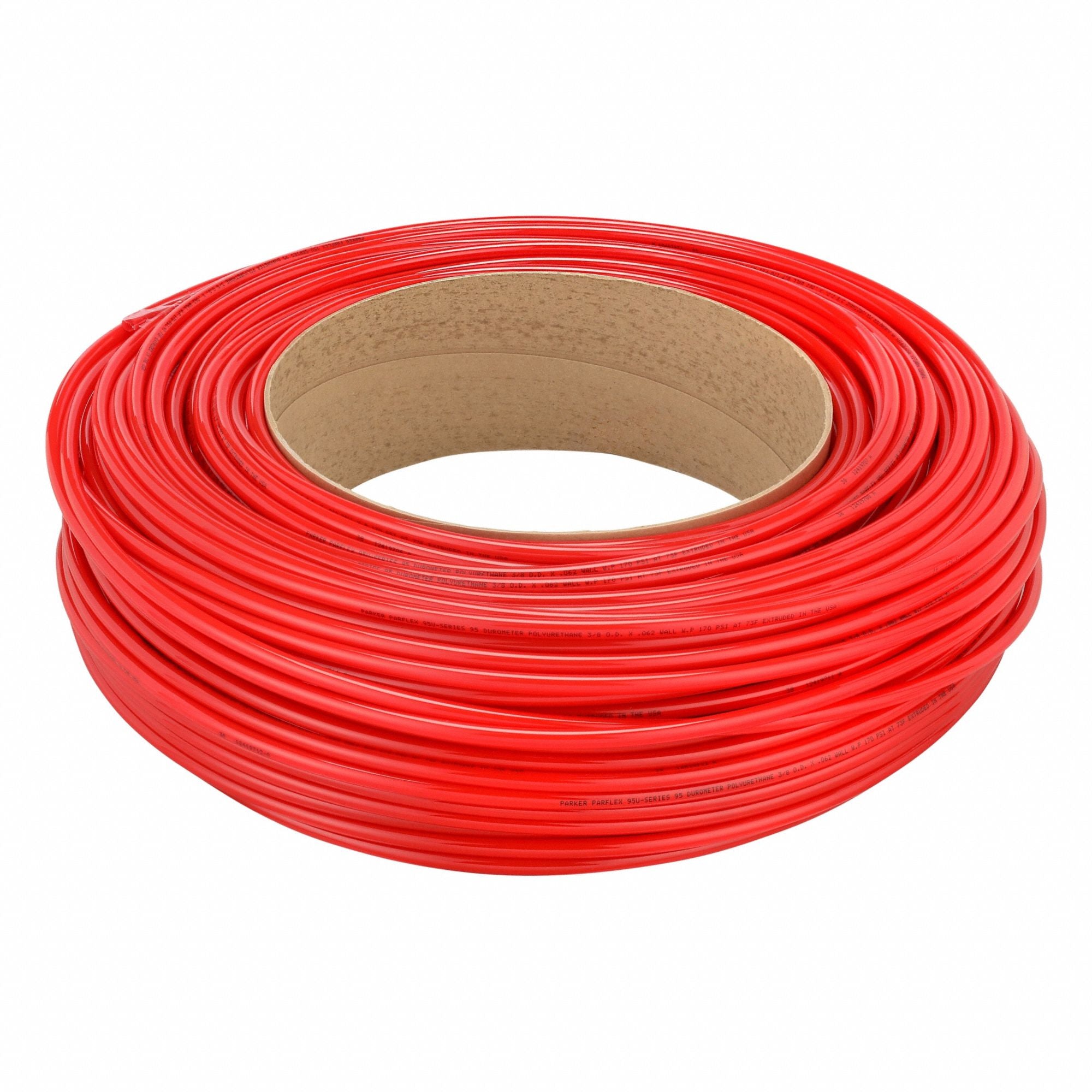 PARKER 95U6062RED0500 Tubing Red Overall 500 ft L