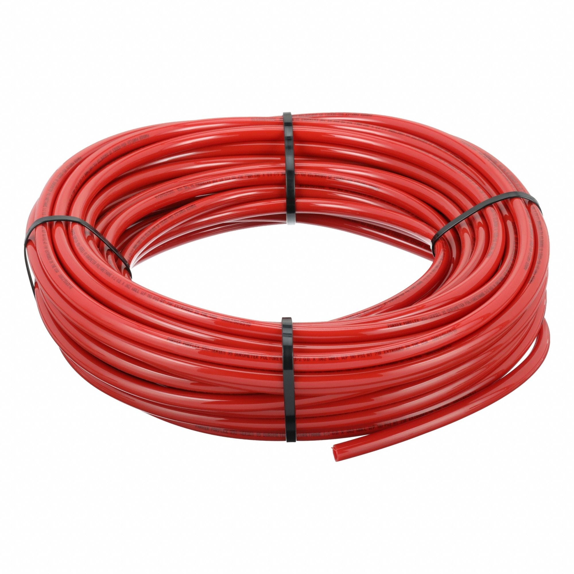 PARKER 95U8062RED0100 Tubing Red Overall 100 ft L