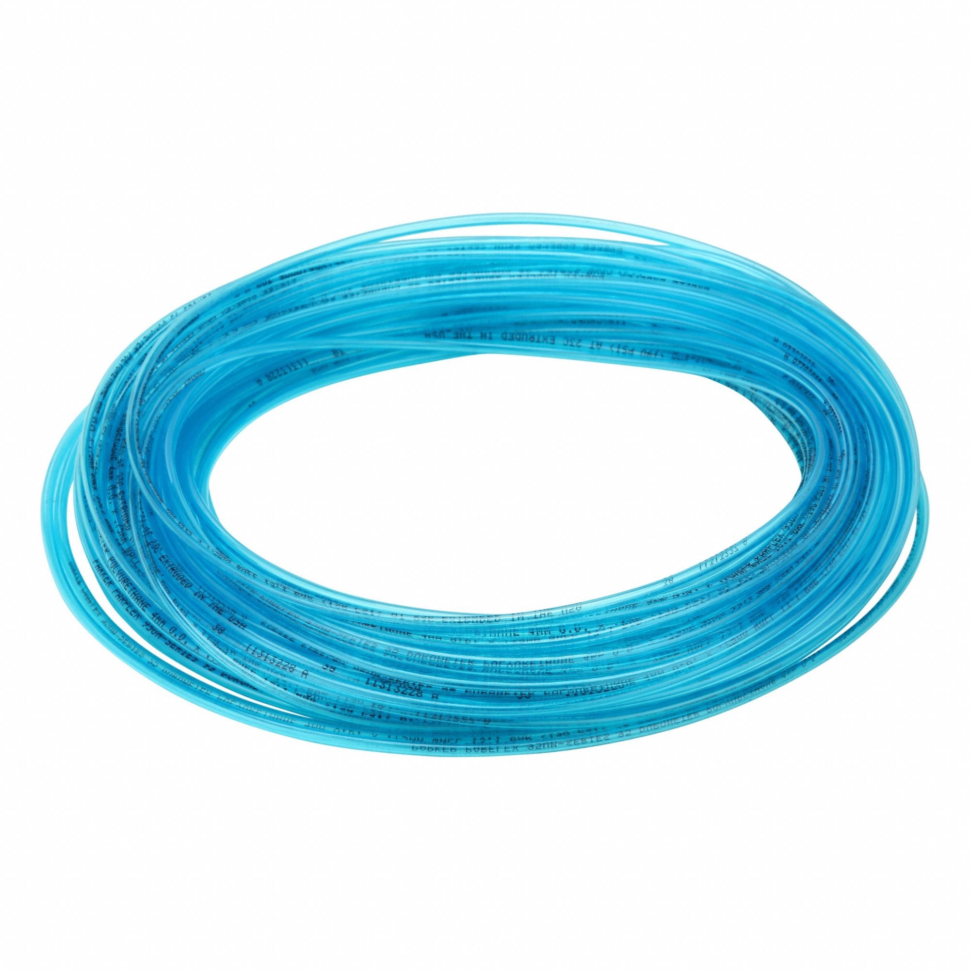 PARKER 95UM4X75TBL0100 Tubing Blue Overall 100 ft L