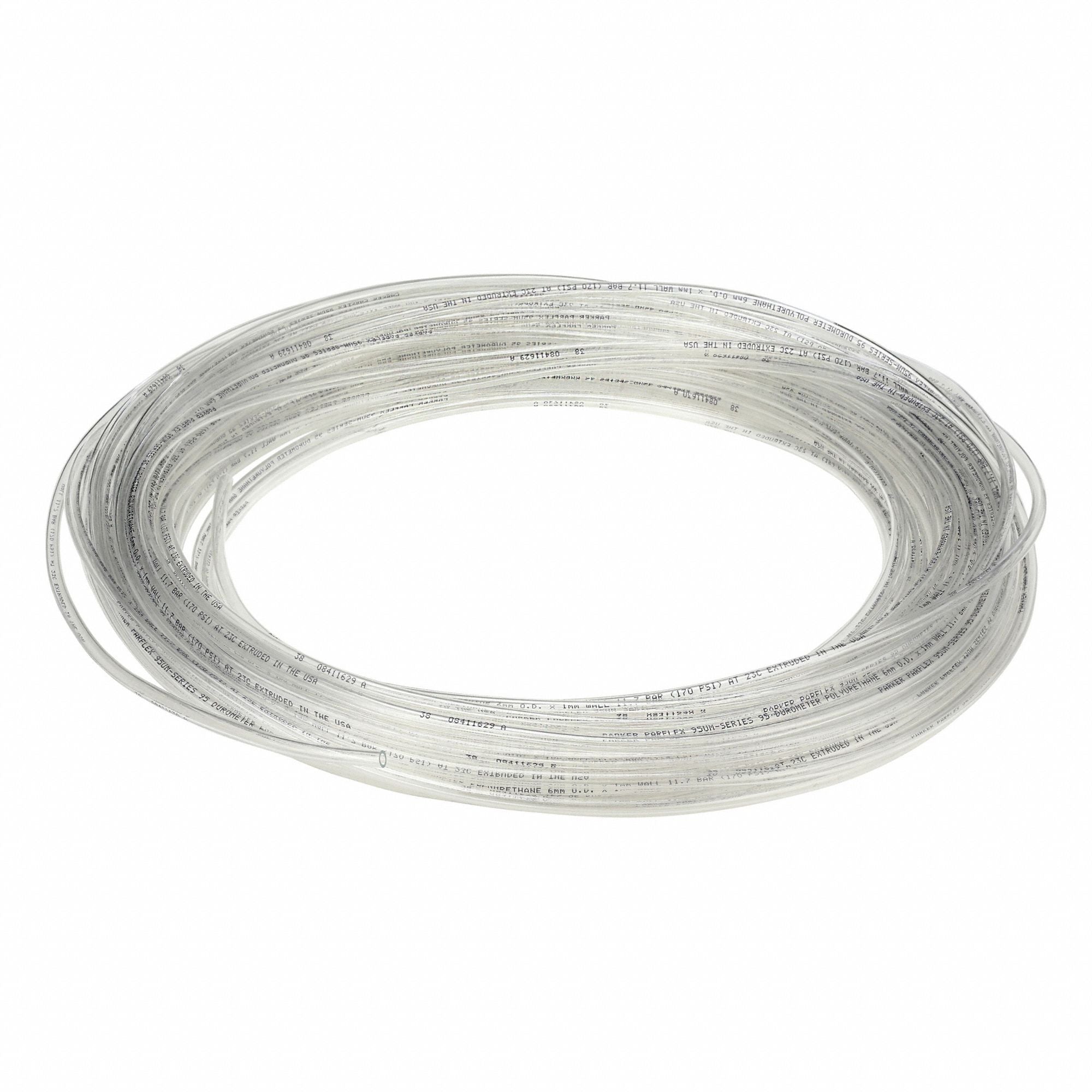 PARKER 95UM6X10100 Tubing Natural Overall 100 ft L