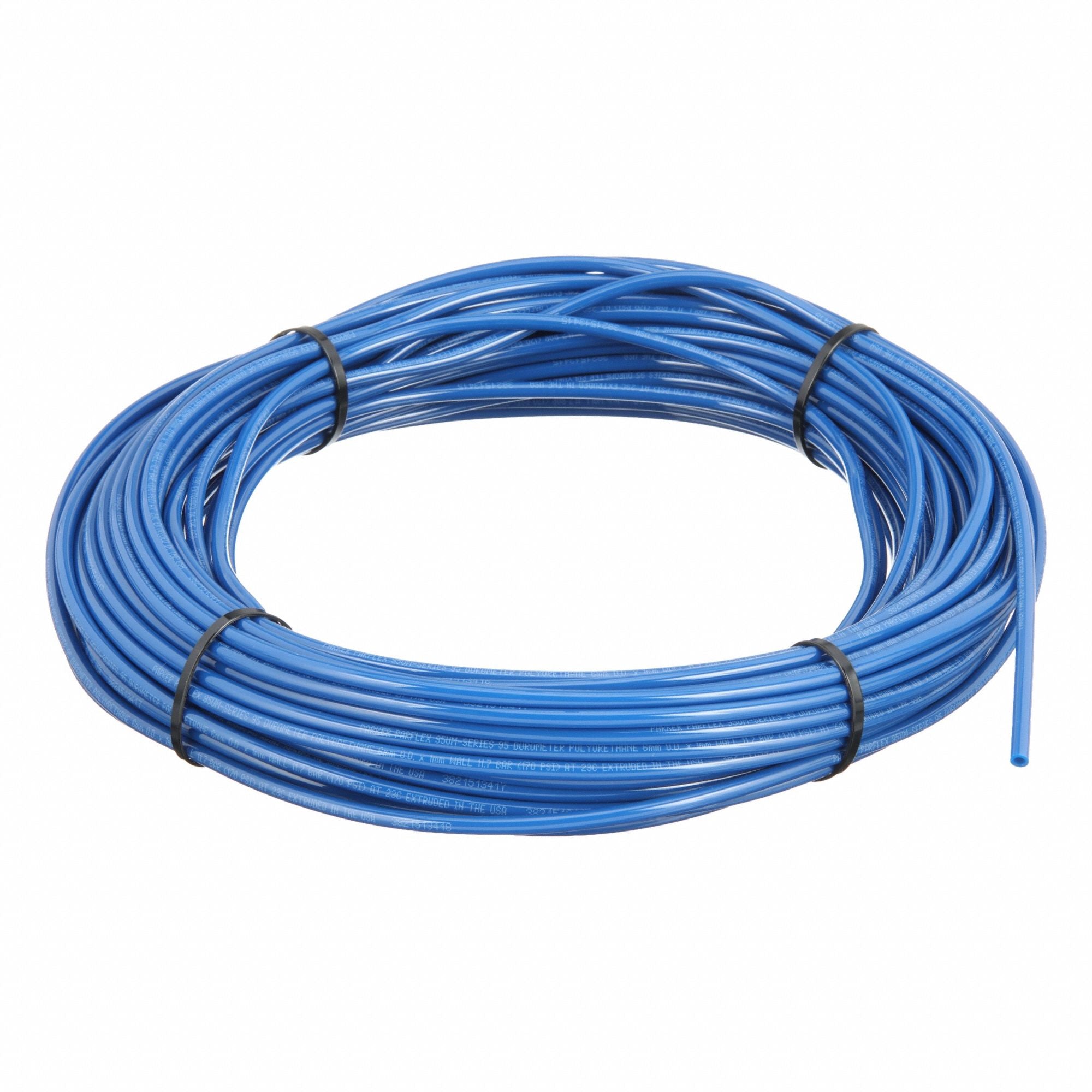 PARKER 95UM6X1BLU0100 Tubing Blue Overall 100 ft L