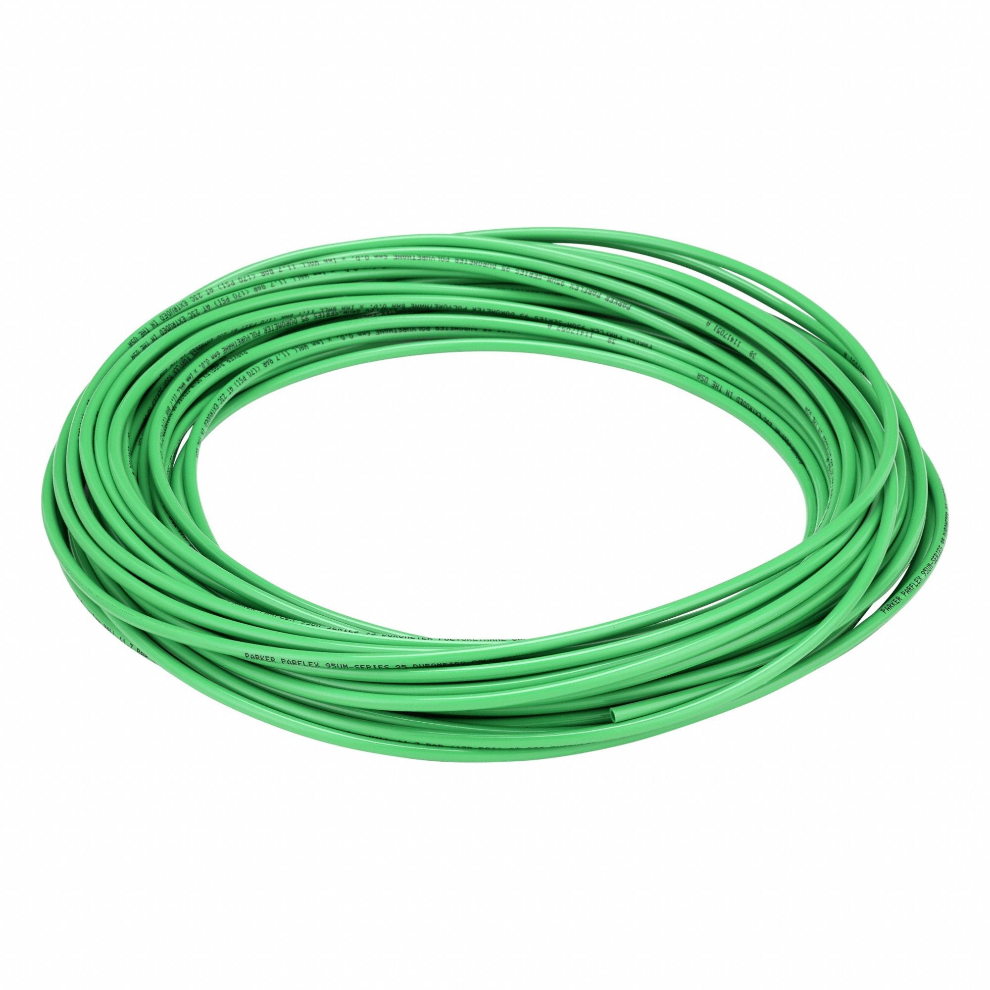 PARKER 95UM6X1GRN0100 Tubing Green Overall 100 ft L