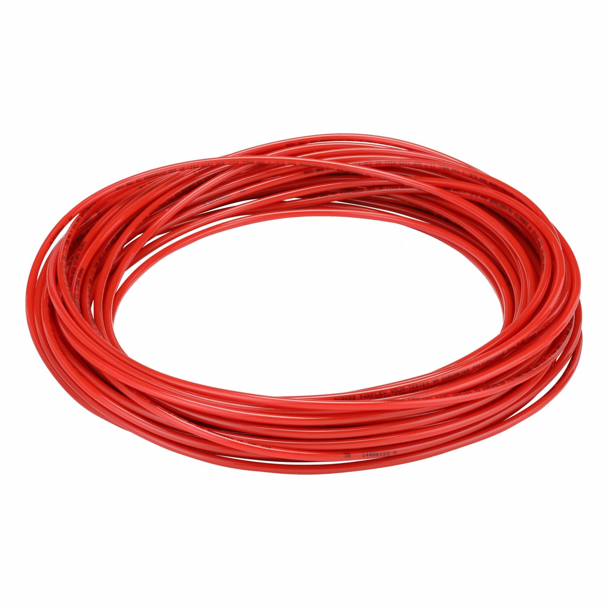 PARKER 95UM6X1RED0100 Tubing Red Overall 100 ft L