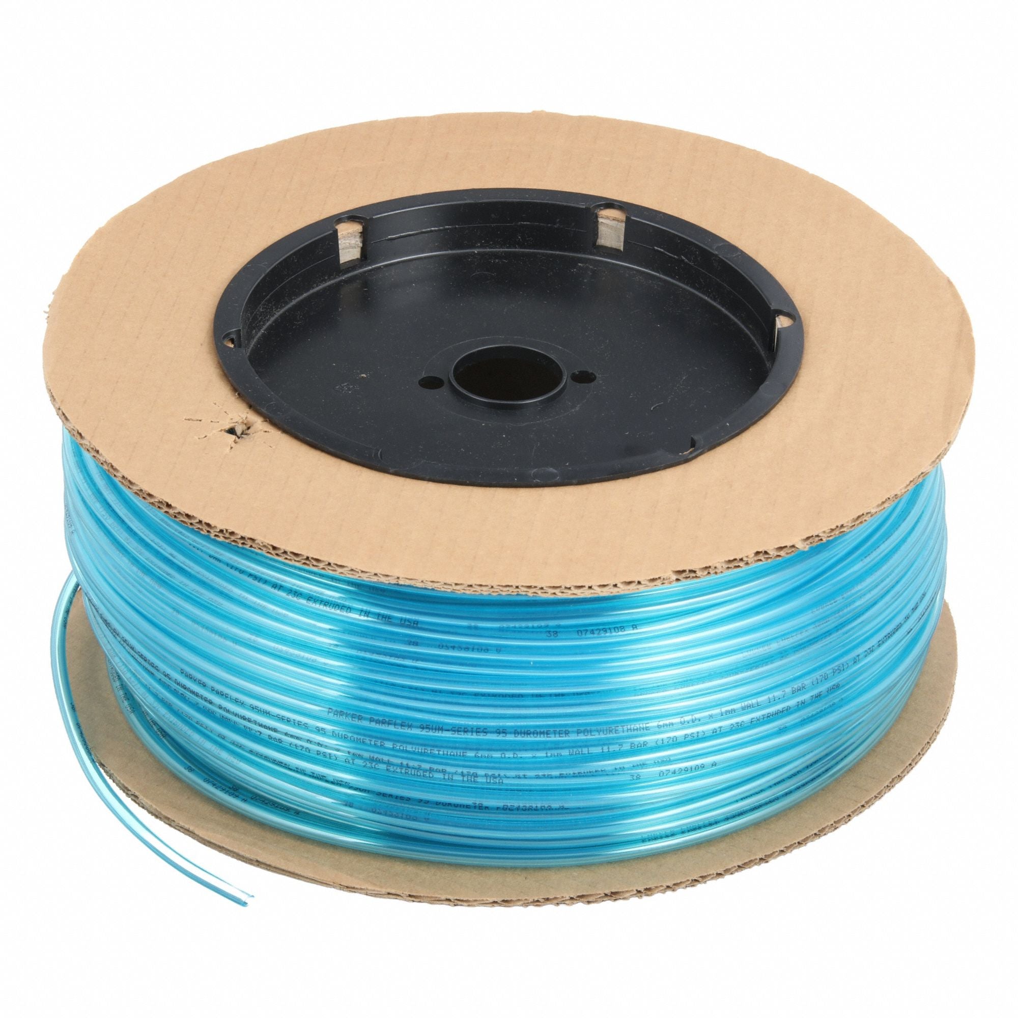 PARKER 95UM6X1TBL0500 Tubing Blue Overall 500 ft L