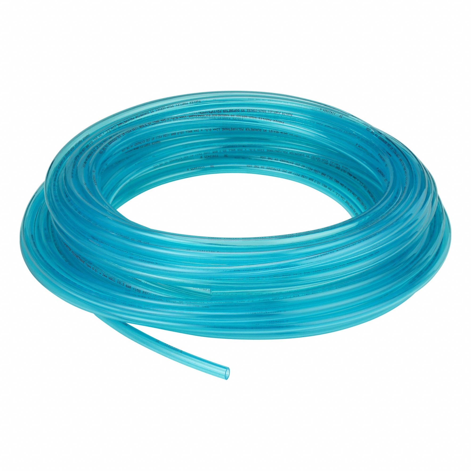 PARKER 95UM12X2TBL0100 Tubing Blue Overall 100 ft L