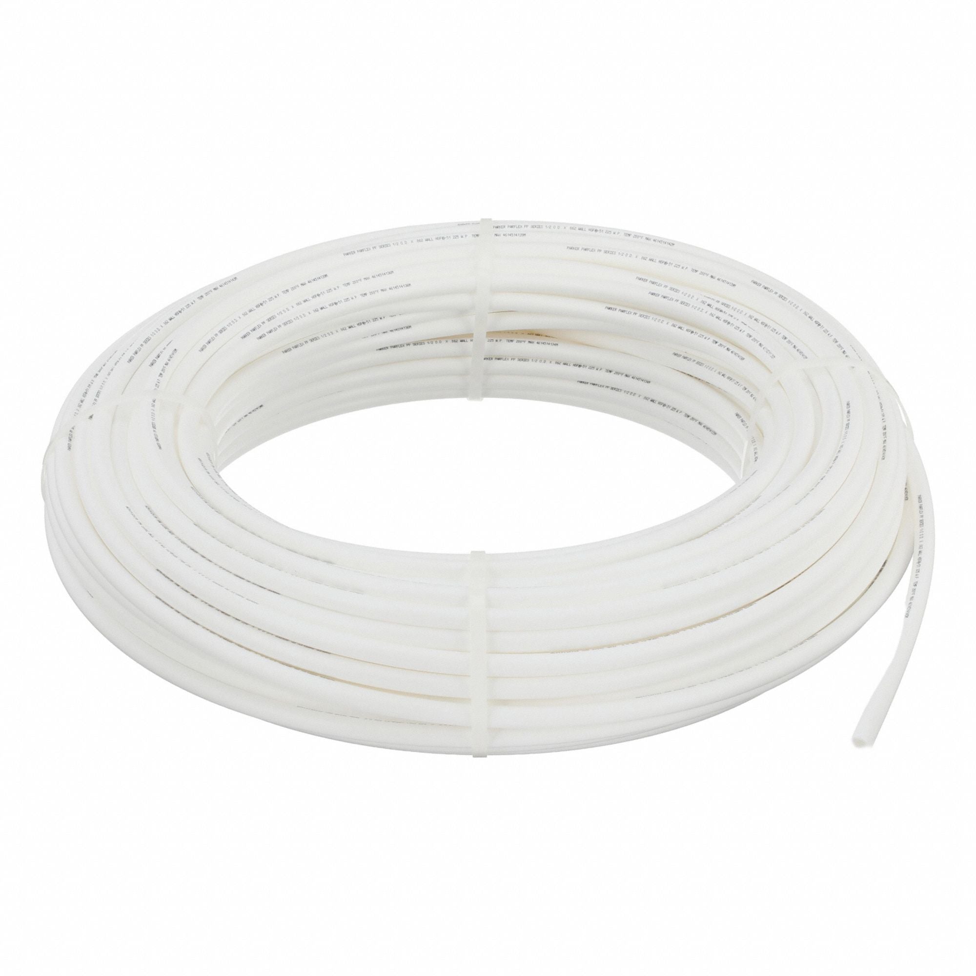 PARKER PP860250 Tubing White Overall 250 ft L