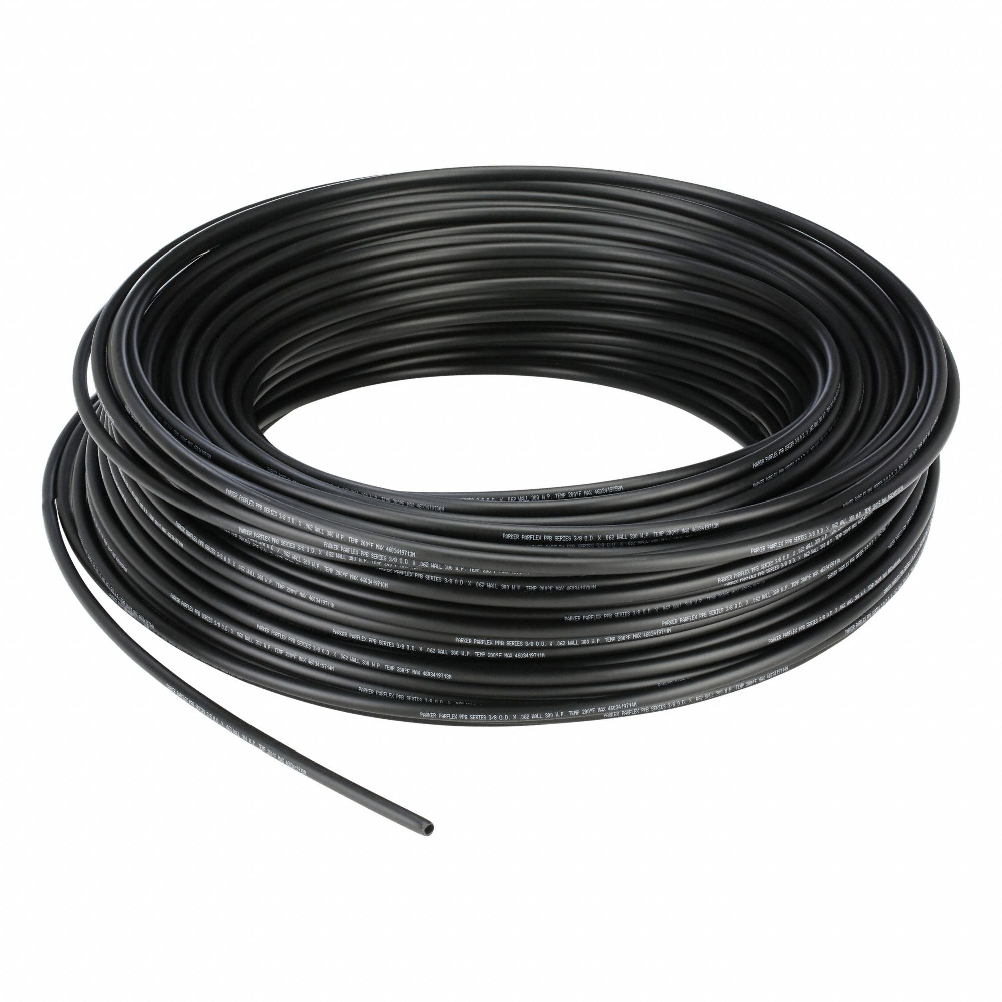 PARKER PPB640500 Tubing Black Overall 500 ft L