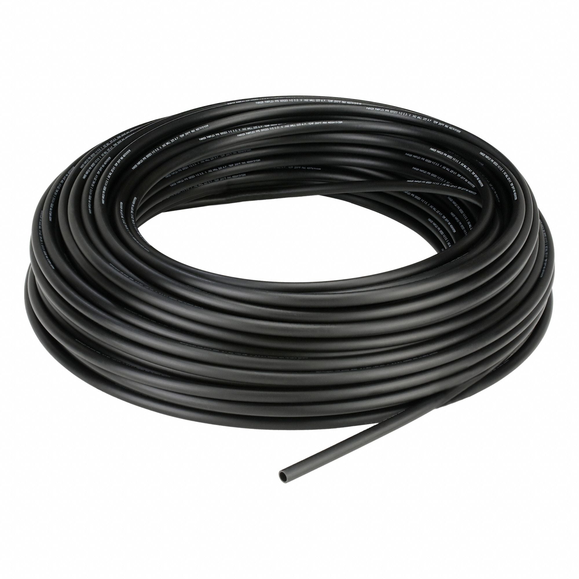 PARKER PPB860250 Tubing Black Overall 250 ft L