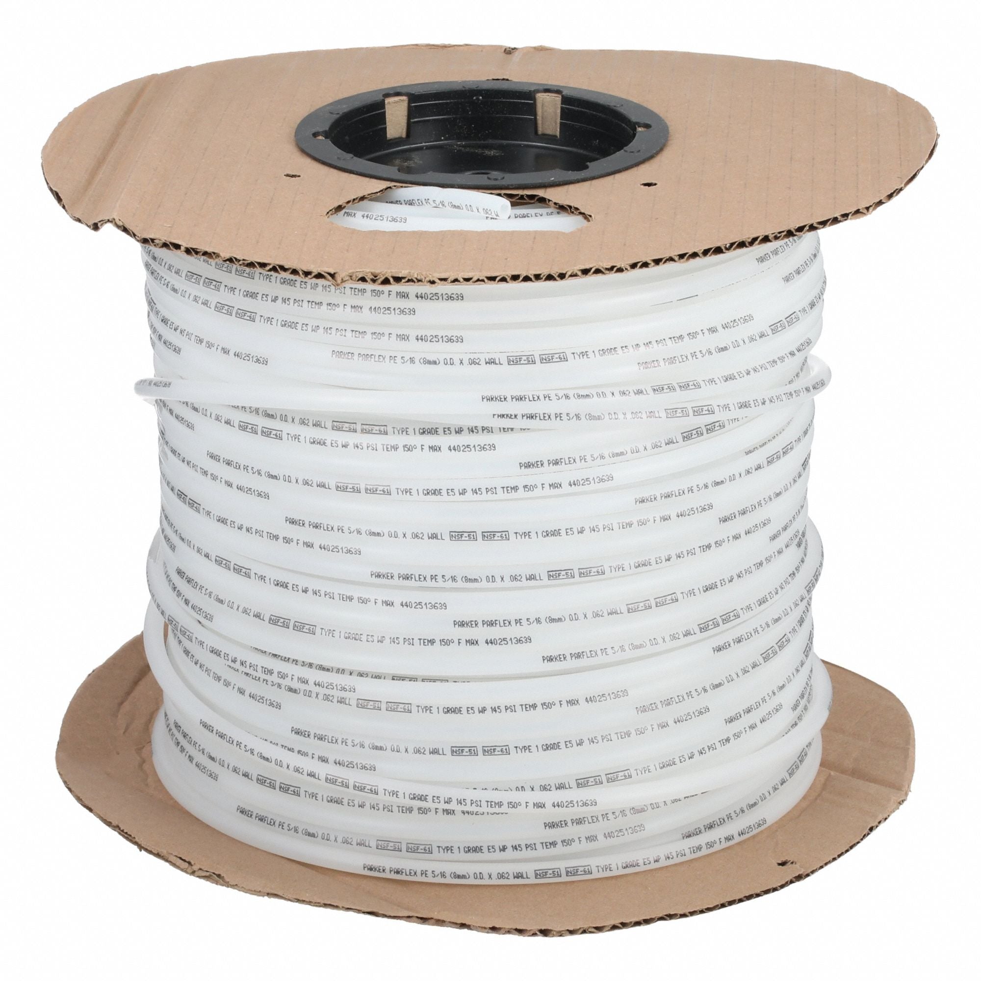 PARKER E530500 Tubing Natural Overall 500 ft L