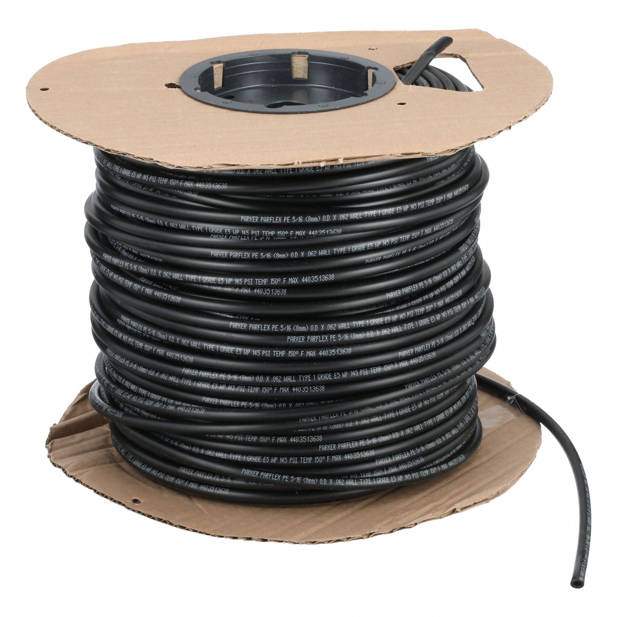 PARKER EB530500 Tubing Black Overall 500 ft L