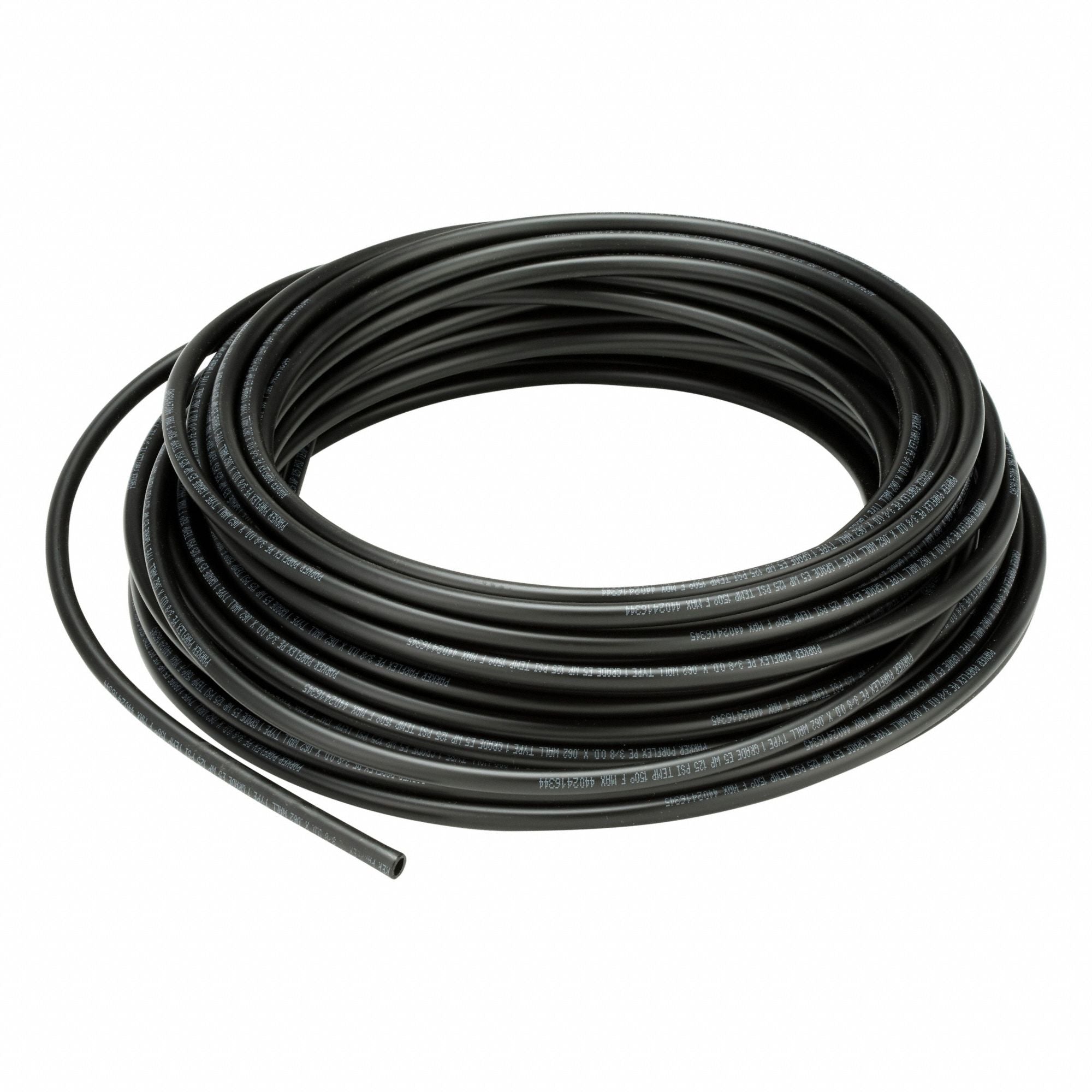 PARKER EB640100 Tubing Black Overall 100 ft L