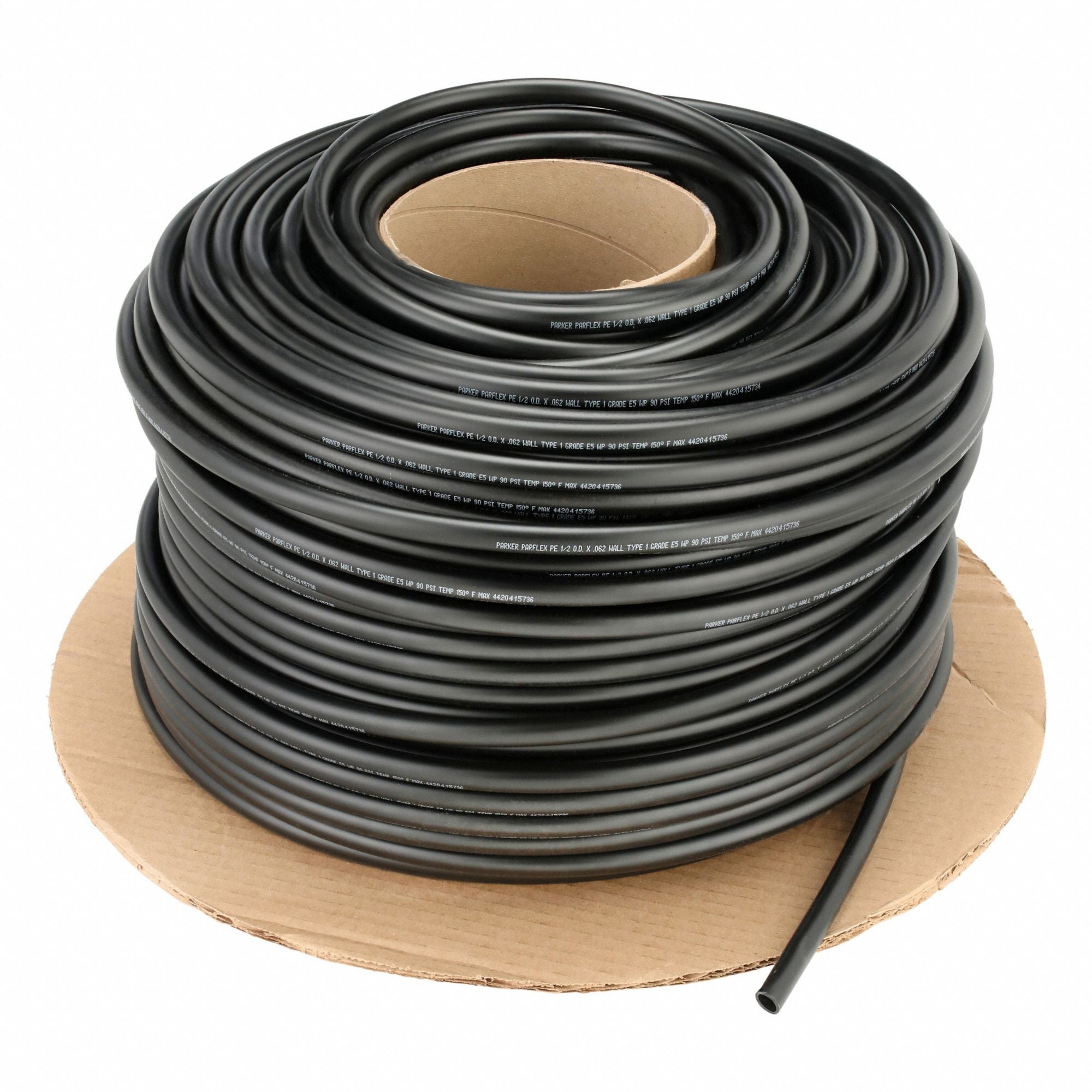 PARKER EB860500 Tubing Black Overall 500 ft L