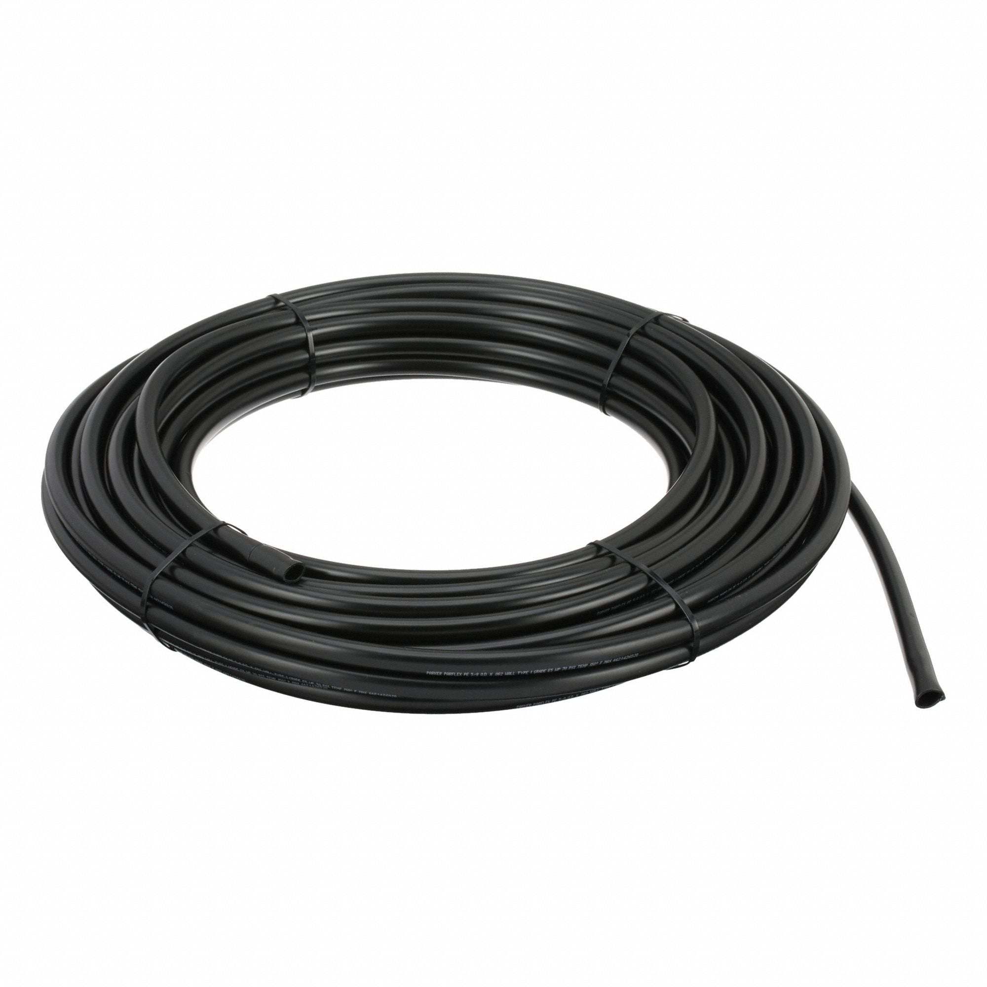 PARKER EB1080100 Tubing Black Overall 100 ft L