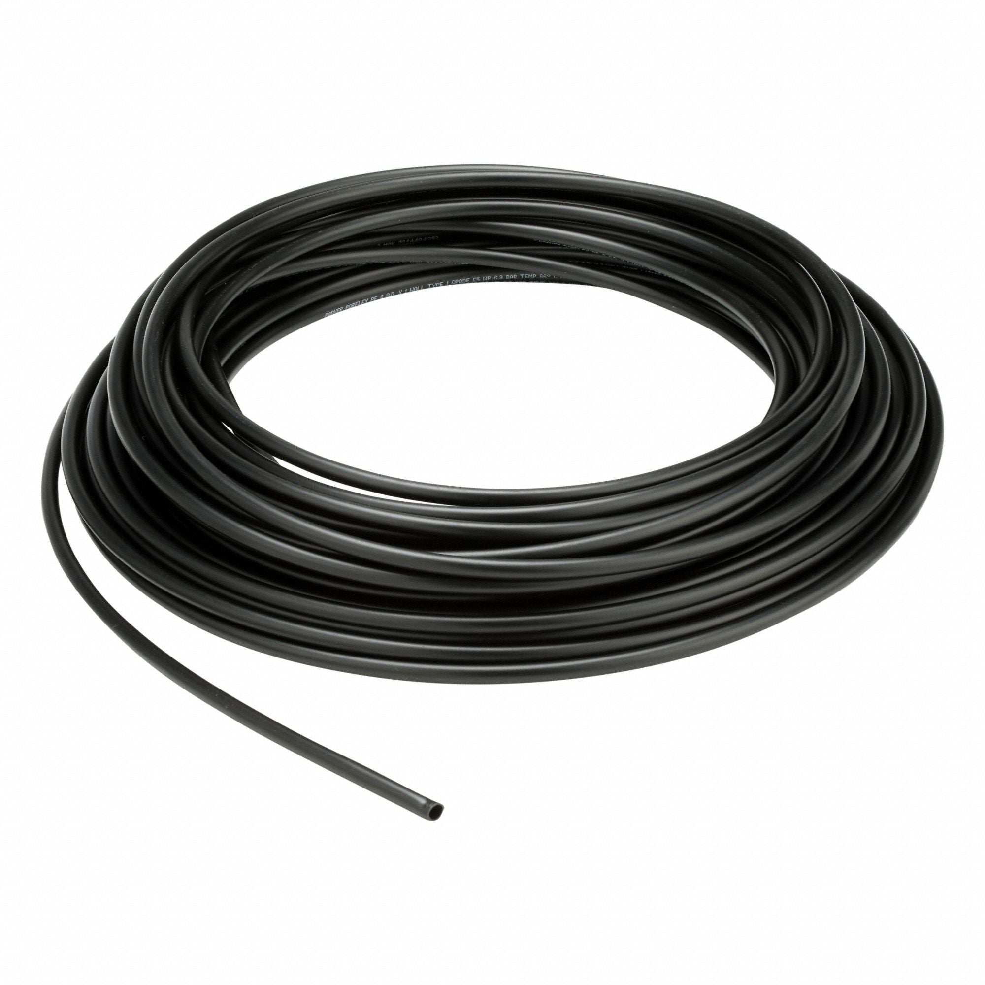 PARKER EB8X10100 Tubing Black Overall 100 ft L