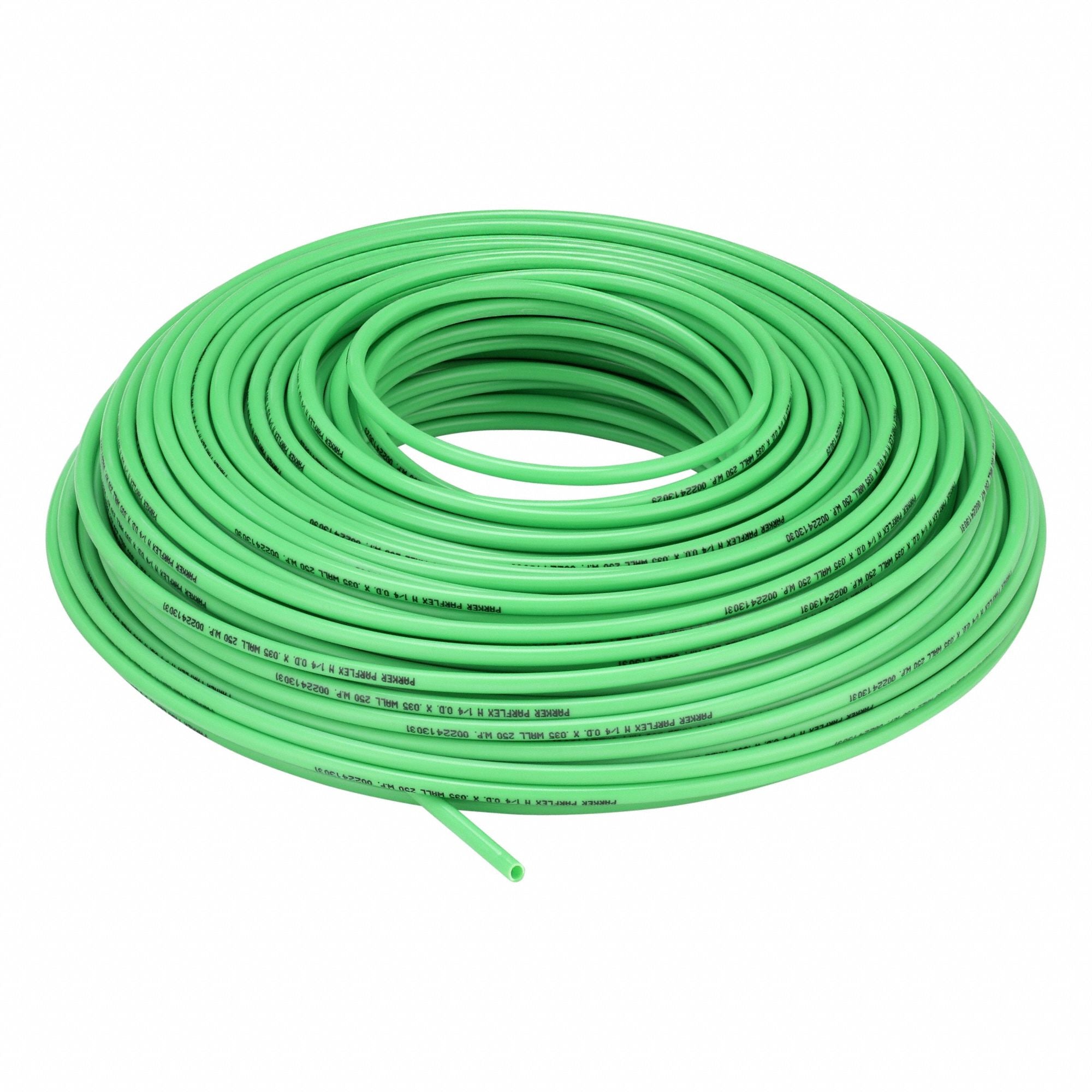 PARKER N4035GRN Tubing Green Overall 250 ft L