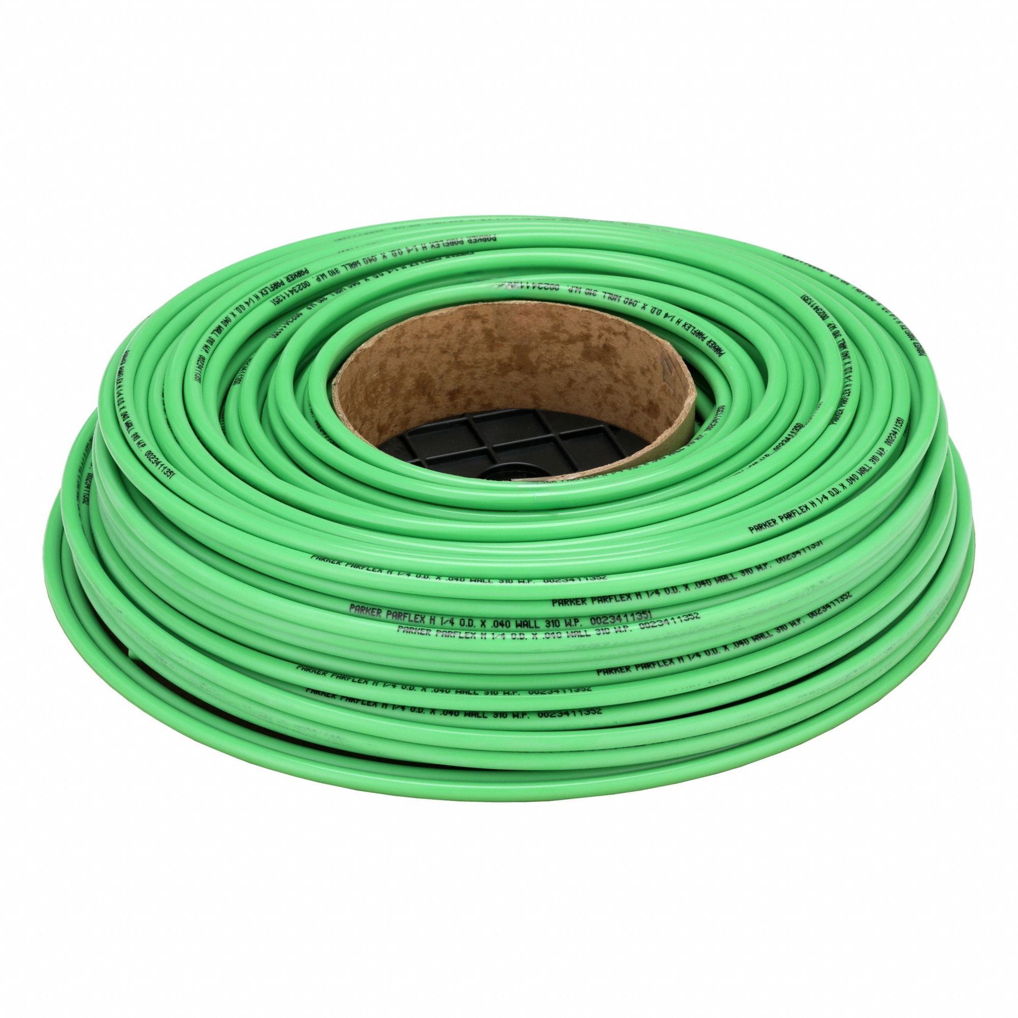PARKER N4040GRN Tubing Green Overall 250 ft L