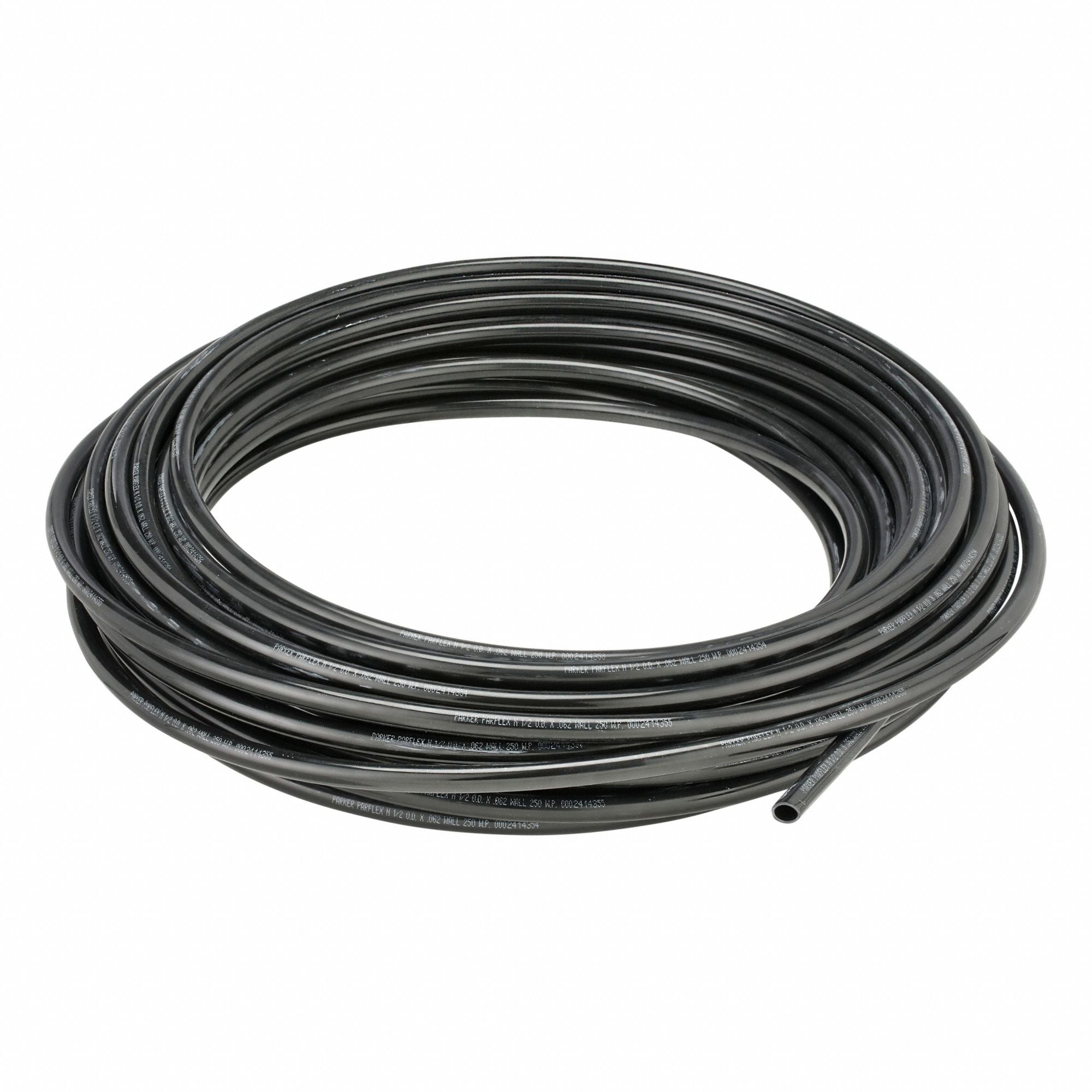 PARKER NB80620100 Tubing Black Overall 100 ft L