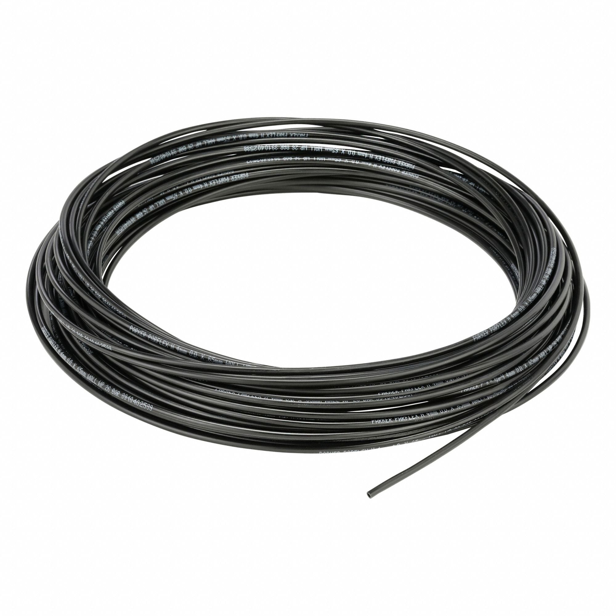PARKER NB4X65 Tubing Black Overall 100 ft L