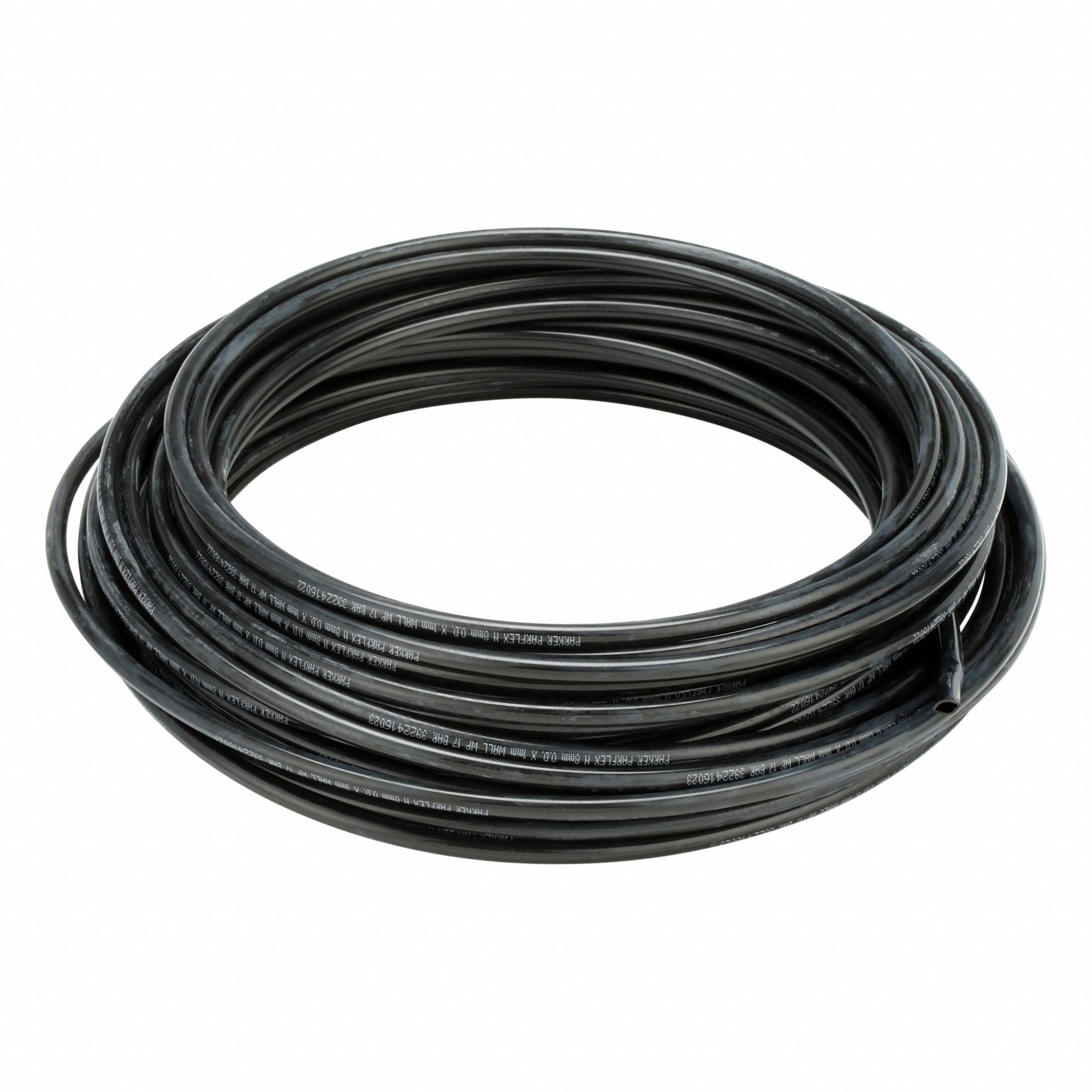 PARKER NB8X1 Tubing Black Overall 100 ft L