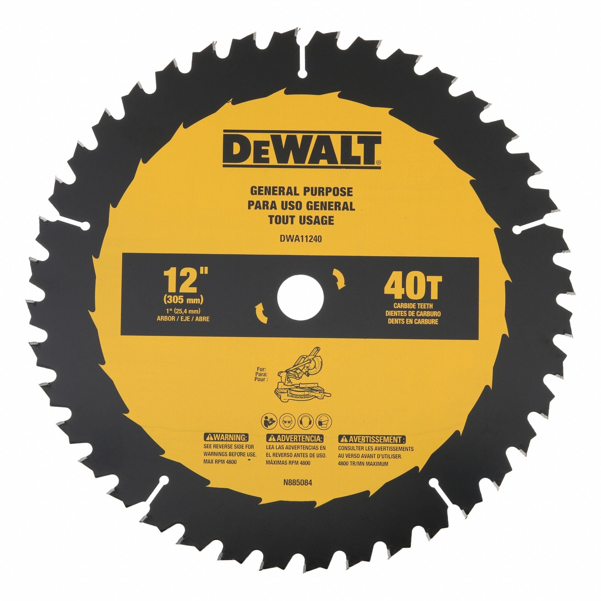 DEWALT DWA112CMB Circular Saw Blades 12 in Blade PK2