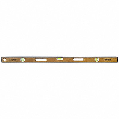 JOHNSON LEVEL 16114800 Box Level 6 Vials Bamboo Frame 48 L