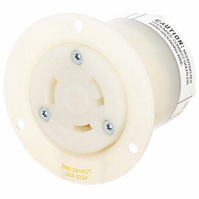 HUBBELL HBL2616ST Locking Receptacle