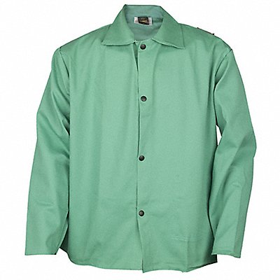 TILLMAN 623036L Welding Jacket Cotton Green L