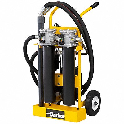 PARKER 5PFCC220Q10QBVPI1 Hydraulic Oil Filter Cart 1 HP 115V AC