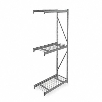 TENNSCO 6940 Bulk Storage Rack AddOn 24inx120inx48in