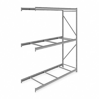 7B929 TENNSCO 6940 Bulk Storage Rack Add On 36inx120inx96in