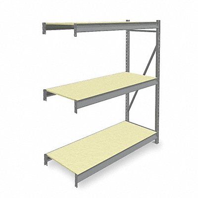7B934 TENNSCO 6940 Bulk Storage Rack Add On 24inx72inx60in