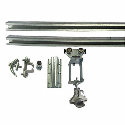DAYTON 7CZ55 Festoon System Kit C-Track 100 Ft Round