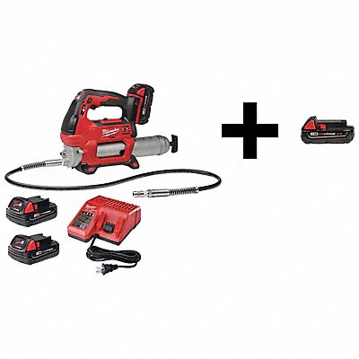 MILWAUKEE 264622CT48111820 Grease Gun with Additional Battery 18V