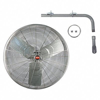 DAYTON 7DJ40 Hgh Temp Industrial Fan 30 Blade Dia 1Spd