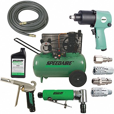 SPEEDAIRE 7DW87 Portable Compressor Combo 20 gal Horiz.