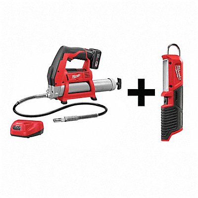MILWAUKEE 244621XC235120 Cordless Grease Gun Kit With Stick Light
