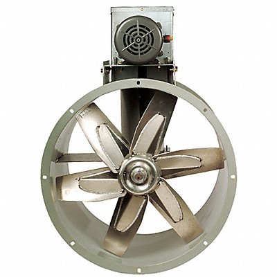 DAYTON 7F948 Steel 21 Dia 16.5 L 31 H Tubeaxial Fan
