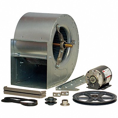 DAYTON 7J497 Blower + Drive Package 17-13/16 In 208-230/460V
