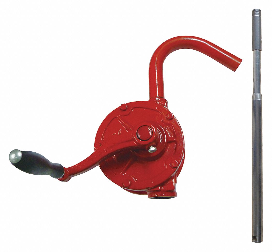 DAYTON 7P071 Hand Drum Pump Rotary 10 gpm@120 strokes
