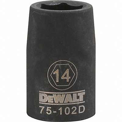 DEWALT DWMT75102OSP Drive Impact Socket 6PT 1/2in 14 mm