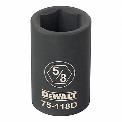 DEWALT DWMT75118OSP Drive Impact Socket 6PT 1/2in 5/8in SAE