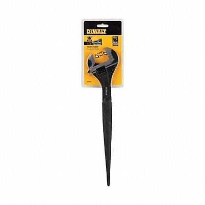 DEWALT DWHT80272 Adjustable Wrench All-Steel 16 Inch